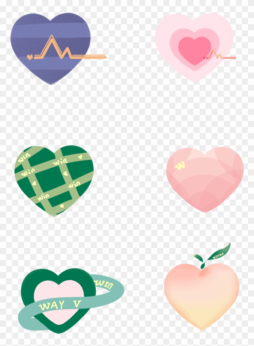 Hand Drawn Heart Love Account Elements Decorative Png - Heart Clipart