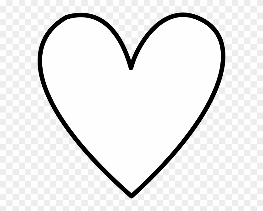 White Heart Shape No Background Clipart
