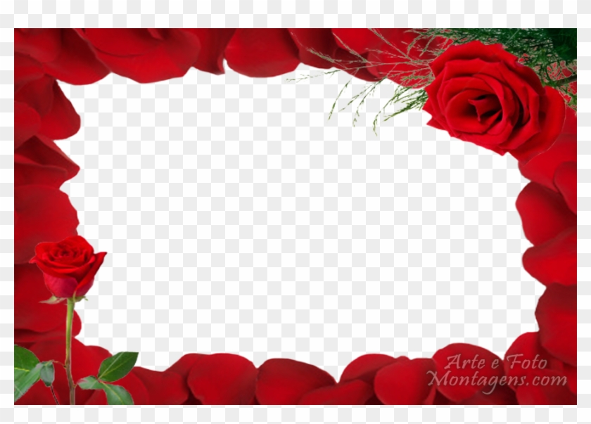Desenho De Rosa Vermelha Vender Por Atacado - Moldura De Rosas Vermelhas Clipart #174049