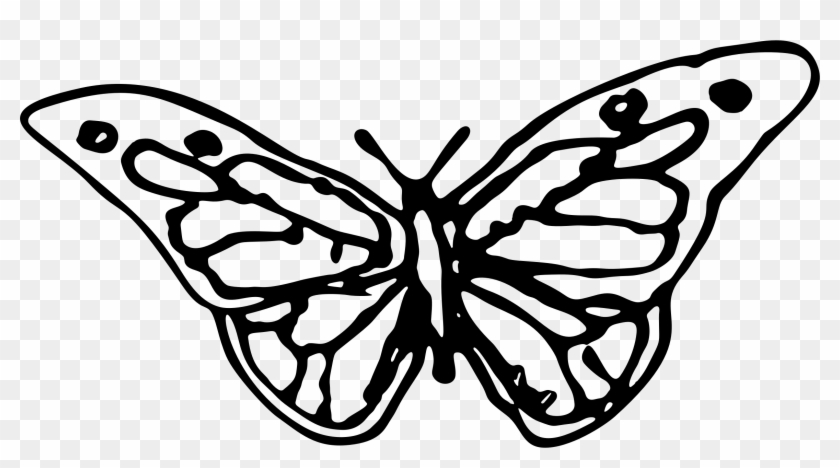 This Free Icons Png Design Of Hand Drawn Butterfly Clipart