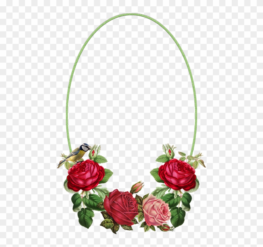 Marcos De Rosas Rojas Png - Moldura De Rosas Clipart #174370