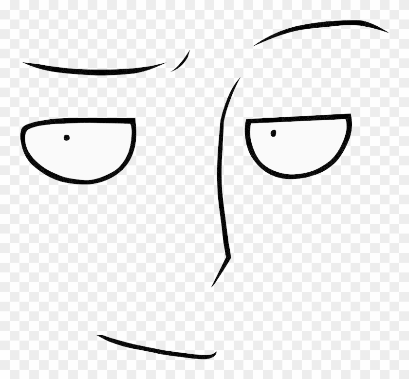 Saitama - Face Saitama Png Clipart