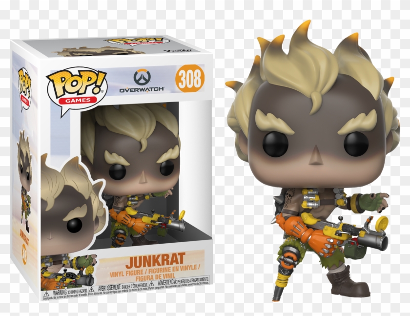 Junkrat Pop Vinyl Figure - Funko Pop Overwatch Junkrat Clipart
