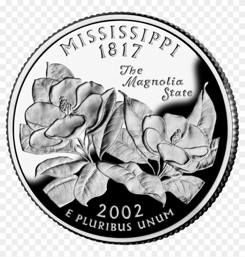 2002 Ms Proof - Mississippi State Quarter Clipart