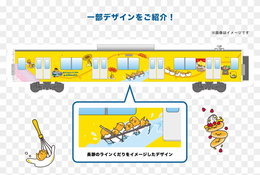 Seibu Gudetama Train Clipart #175052