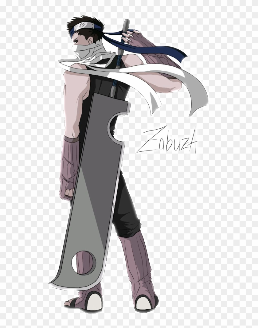 Zabuza Momochi - Naruto Anime Zabuza Sword Clipart