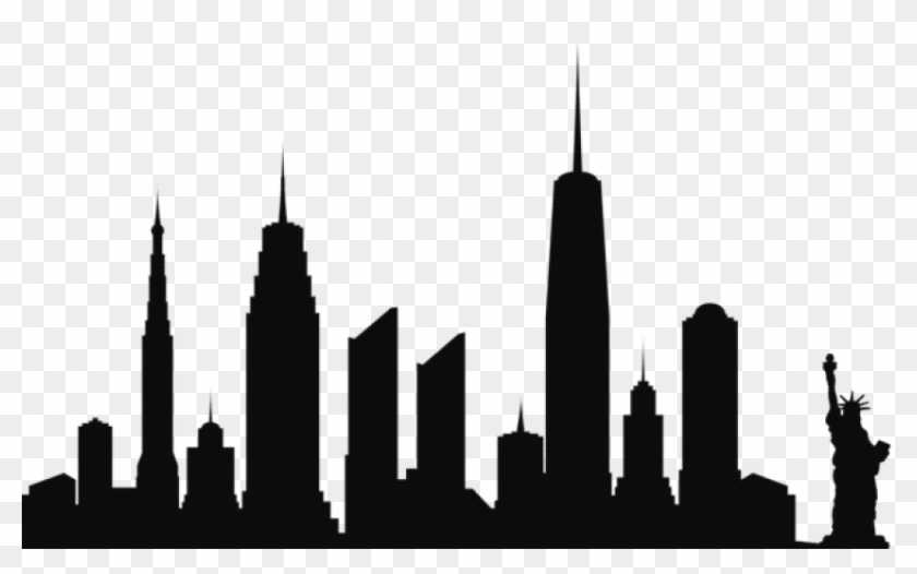 Free Png New York City Skyline Silhouette Png Png - New York Skyline Clip Art Transparent Png #175387