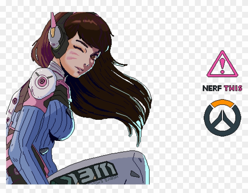Dva Nerf This - Transparent Dva Clipart