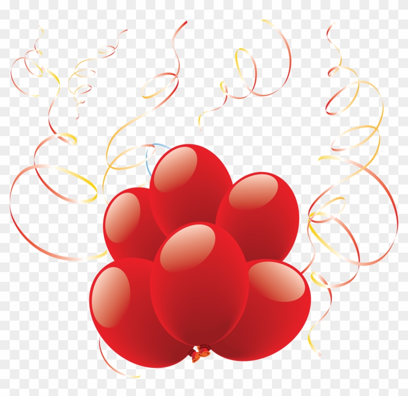 Balloon Png Image - Red Birthday Balloons Png Clipart #176168