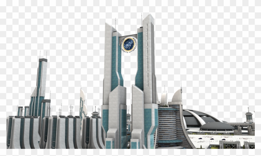Report Abuse - Sci Fi City Png Clipart