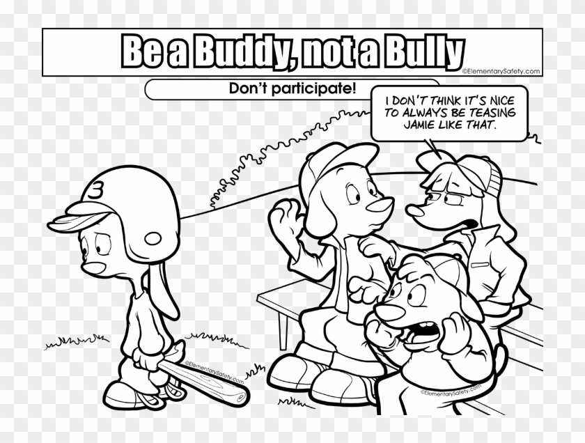 720 X 556 7 - Bullying Coloring Sheets Clipart