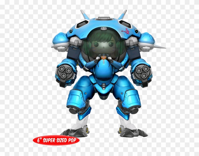 Va & Meka 6" Us Exclusive Pop Vinyl Figure - Funko Pop Overwatch Dva Clipart