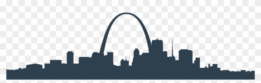 Denver Skyline Png For Free Download - Gateway Arch Clipart #176578
