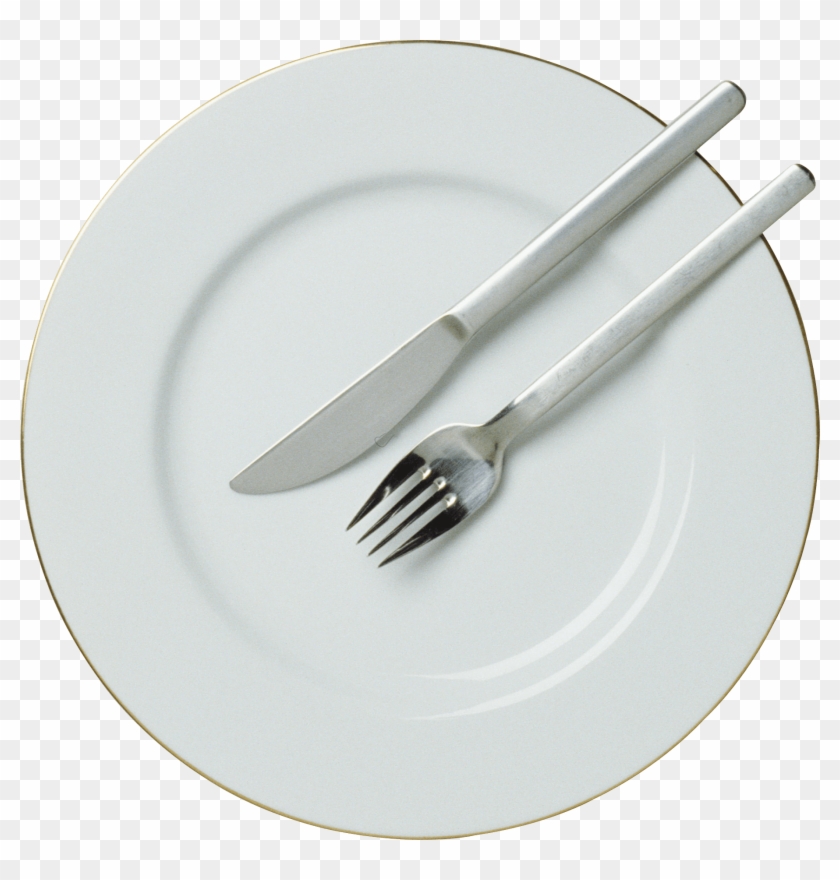 Offering Plate Png - Plate And Cutlery Png Clipart