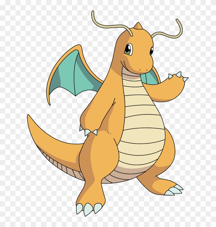 Pokemon Dragonite Is A Fictional Character Of Humans - Dragonite Render Clipart