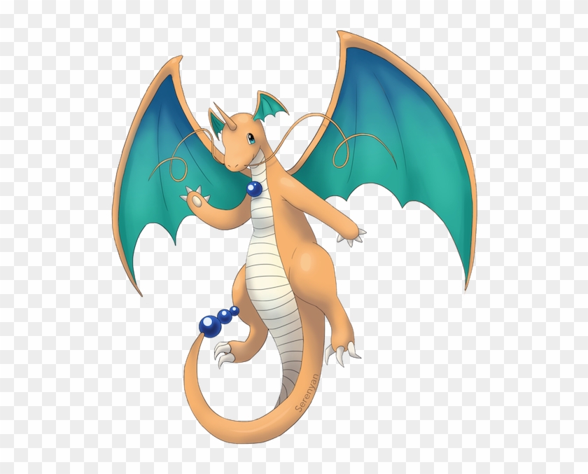 Mega Dragonite By Serenyan - Cartoon Clipart #176979