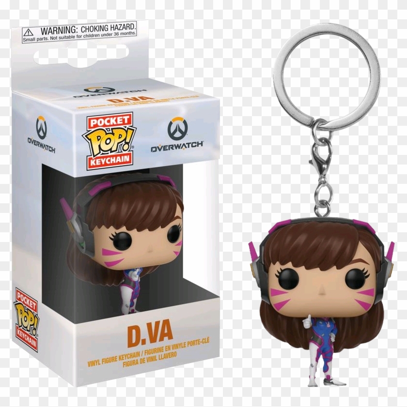 Va Funko Pocket Pop Vinyl Keychain - Overwatch Funko Pop Dva Clipart