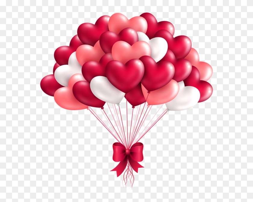 Ballons - Page - Heart Balloons Png Clipart
