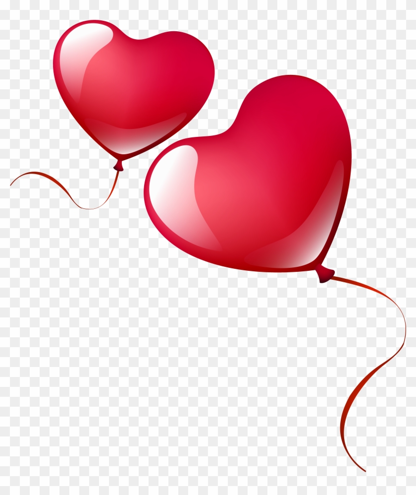 5548 X 6333 11 - Balloon Heart Png Transparent Clipart