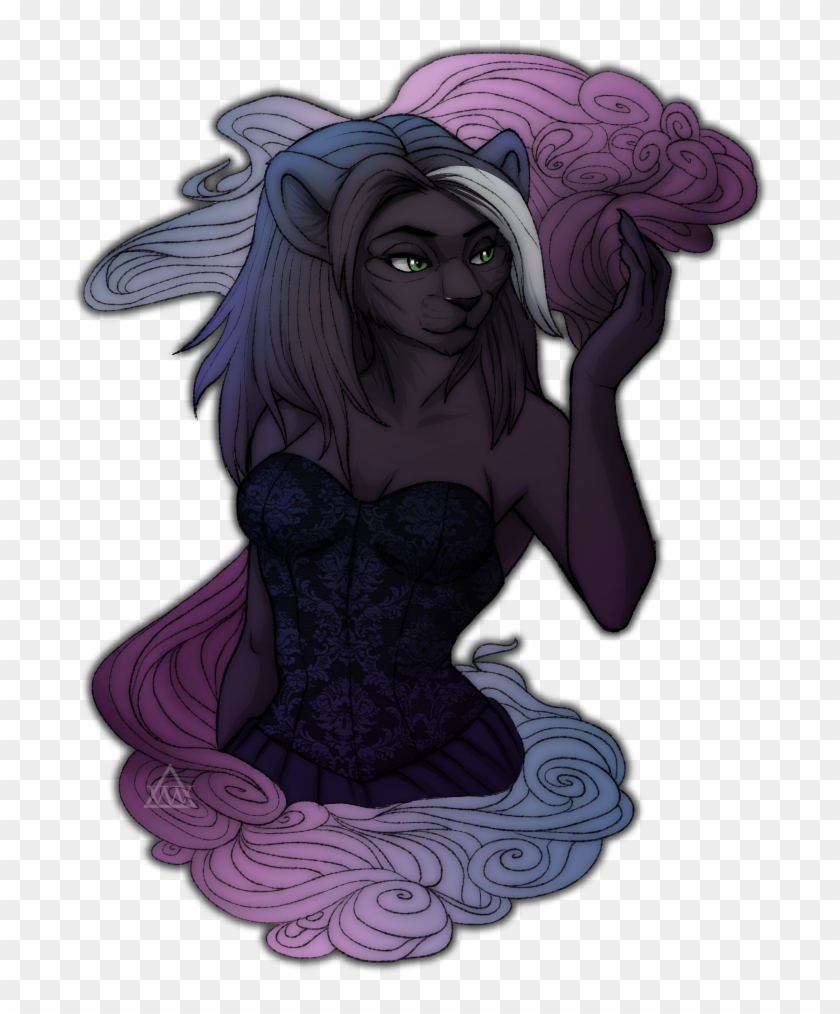 Purple Smoke - Illustration Clipart