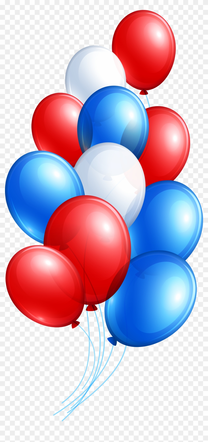 4th July Balloon Bunch Png Clip Art Image - 4th Of July Balloon Clip Art Transparent Png #177493