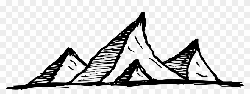 Free Download - Mountain Drawing Doodle Png Clipart