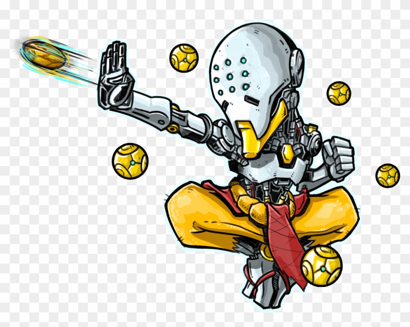 Mini Zenyatta - Cartoon Clipart