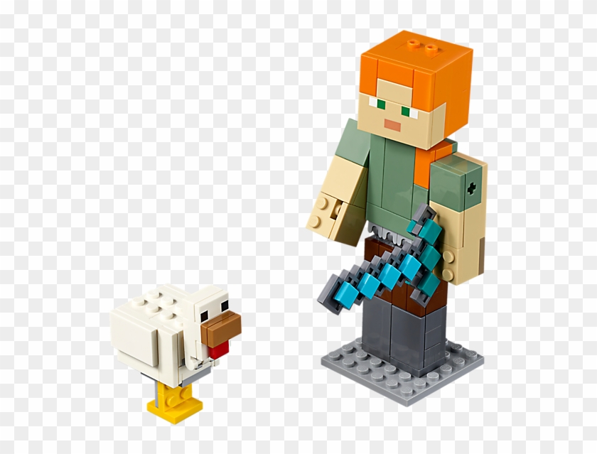 Minecraft™ Alex Bigfig With Chicken - Lego Minecraft 2019 Clipart #178097