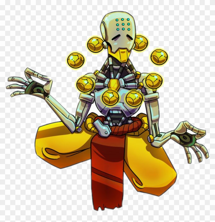 Zenyatta Overwatch Fanart Transparent Clipart #178115
