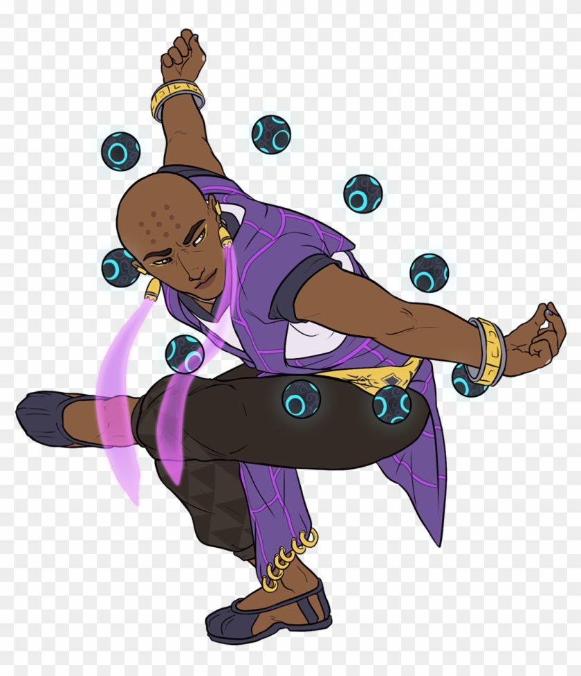I Dunno, Someone Mentioned Sanzang Zenyatta, And I - Cultist Zenyatta Vs Genji Clipart #178224