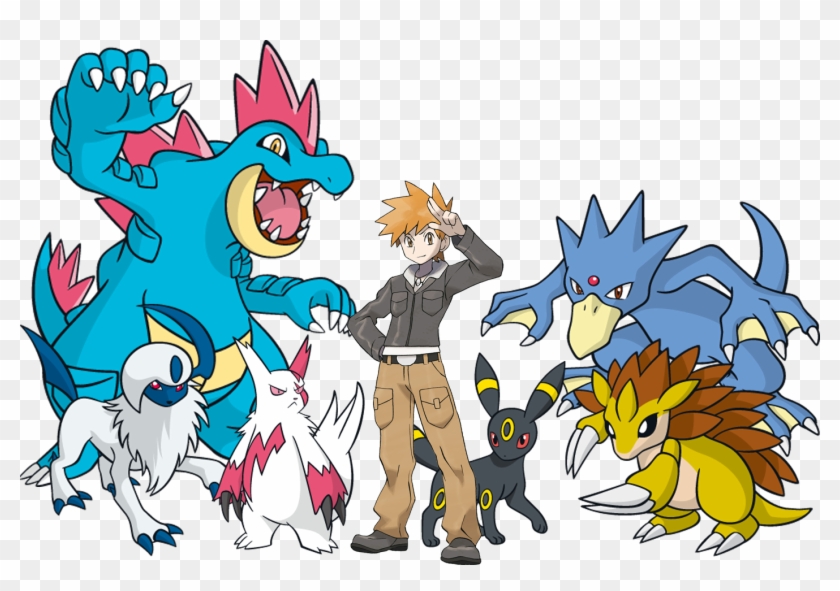 Golduck, Feraligatr, Sandslash, Umbreon, Zangoose, - Absol Vs Umbreon Clipart #178303