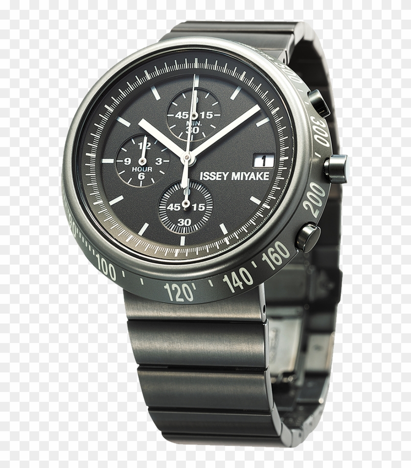 Issey Miyake Trapezoid Grey Watch, Steel-0 - Issey Miyake Trapezoid Watch Clipart #178423