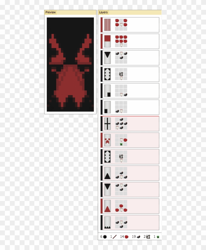 Free Png Download Minecraft Png Images Background Png - Minecraft Red Banner Designs Recipe Clipart