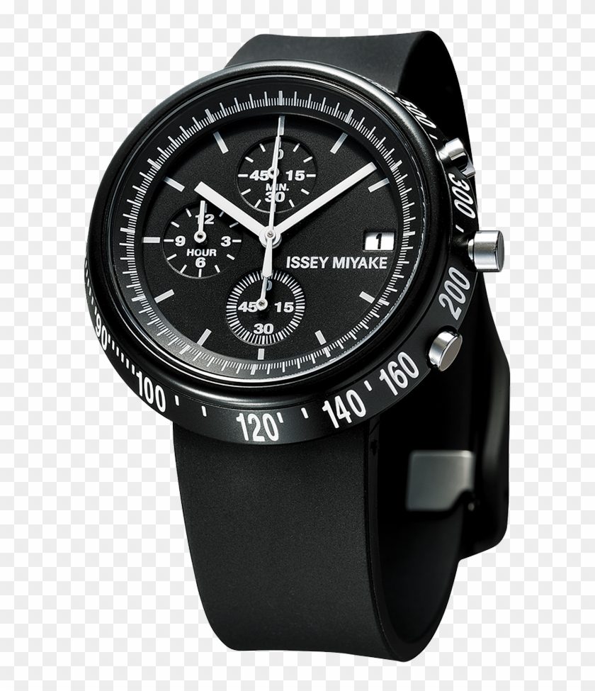 Issey Miyake Trapezoid Black Watch, Steel-0 - Issey Miyake Trapezoid Watch Clipart #178628