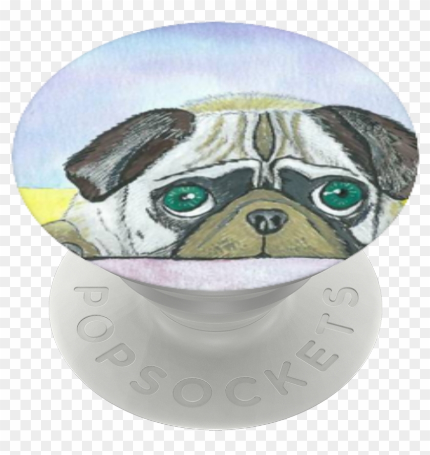 Pug In A Rug, - Pug Clipart