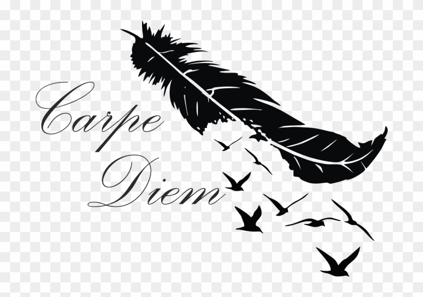 Tatuajes Tumblr Png Pajaros - Carpe Diem Clipart
