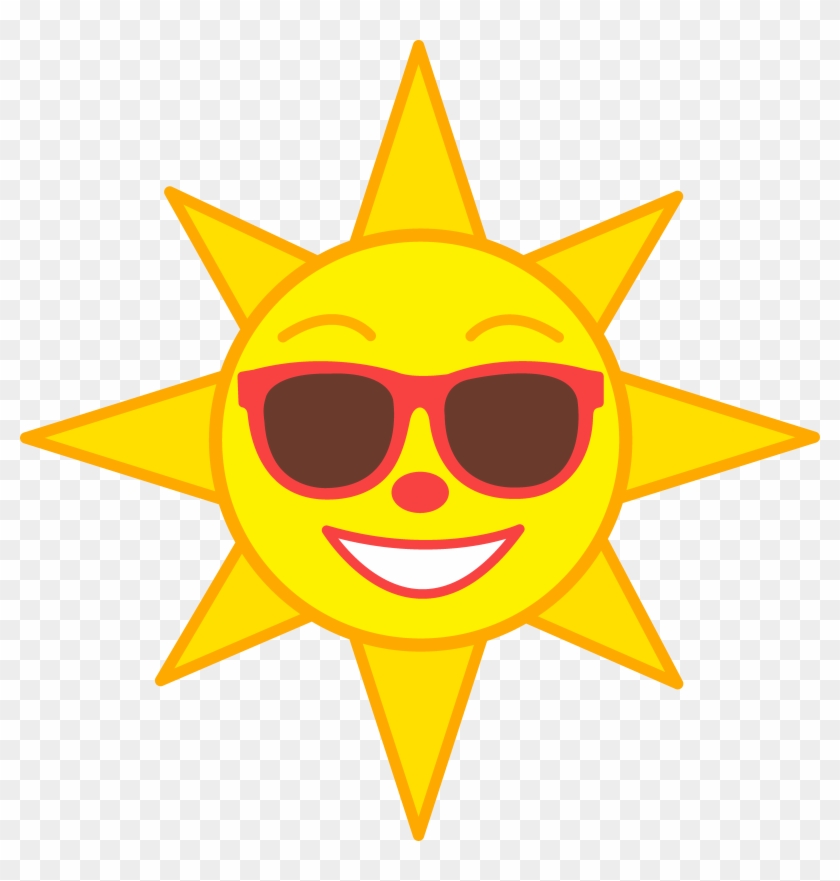 Cartoon Sun Photos - Sun With Sunglasses Clip Art - Png Download #178829