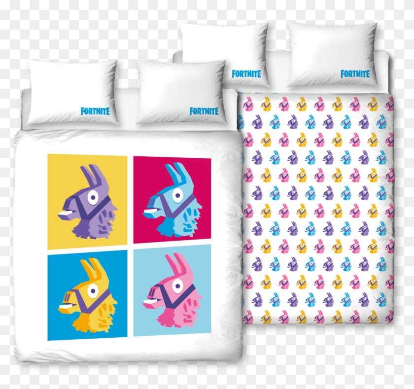 Fortnite Llama Double Panel - Bed Sheet Clipart #178929