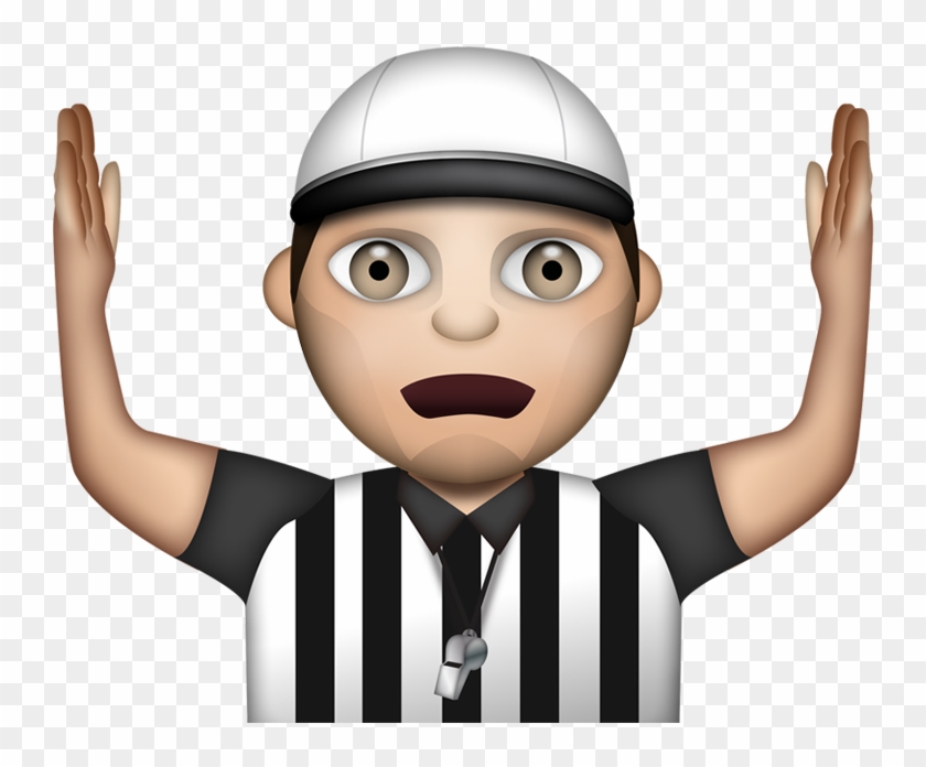 That's A Touchdown, Baby Touch Down - Ref Emoji Clipart