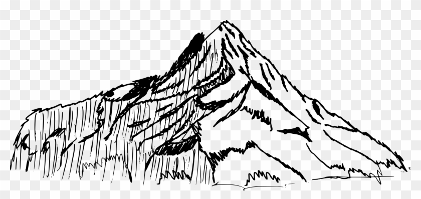 Free Download - Sketched Mountain Background Transparent Background Clipart #179029
