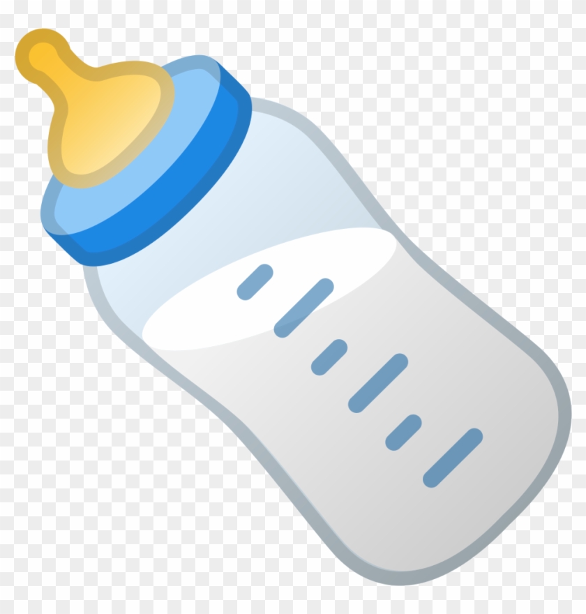 Baby Bottle Icon - Biberon Emoji Clipart