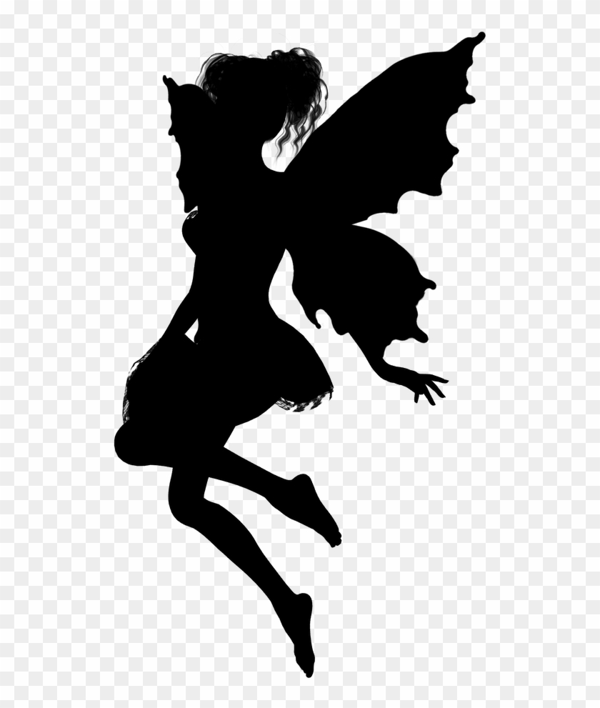 Plantillas Para Tatuajes De Siluetas - Fairy Clipart