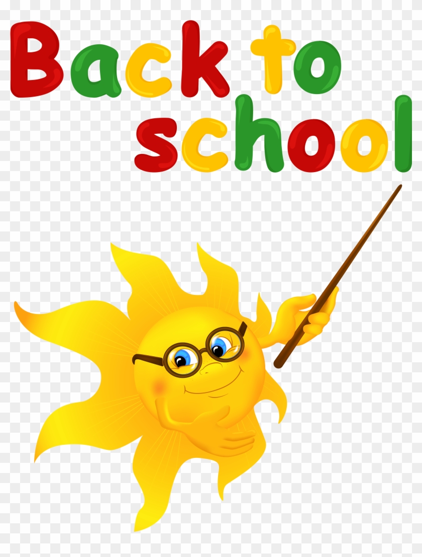 Back To School With Sun Png Clipart Image Transparent Png #179118