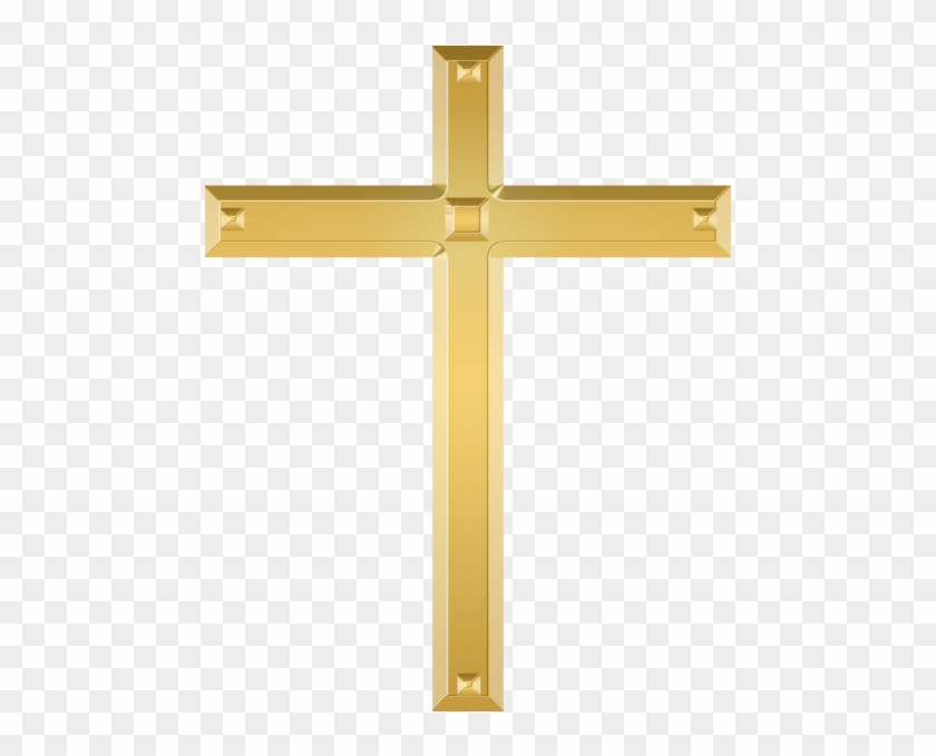 Golden Christian Cross - Christian Cross Png Clipart #179659