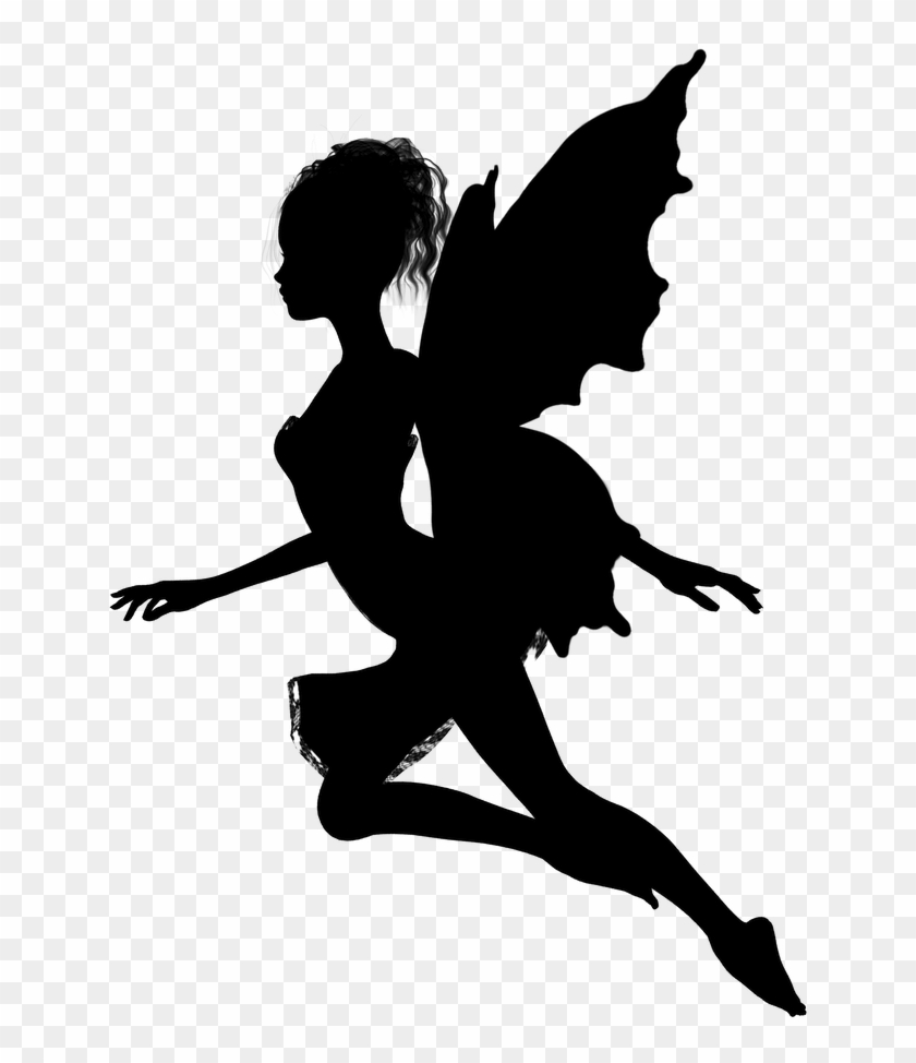 Siluetas De Hadas - Fairy Silhouettes Clipart #179740