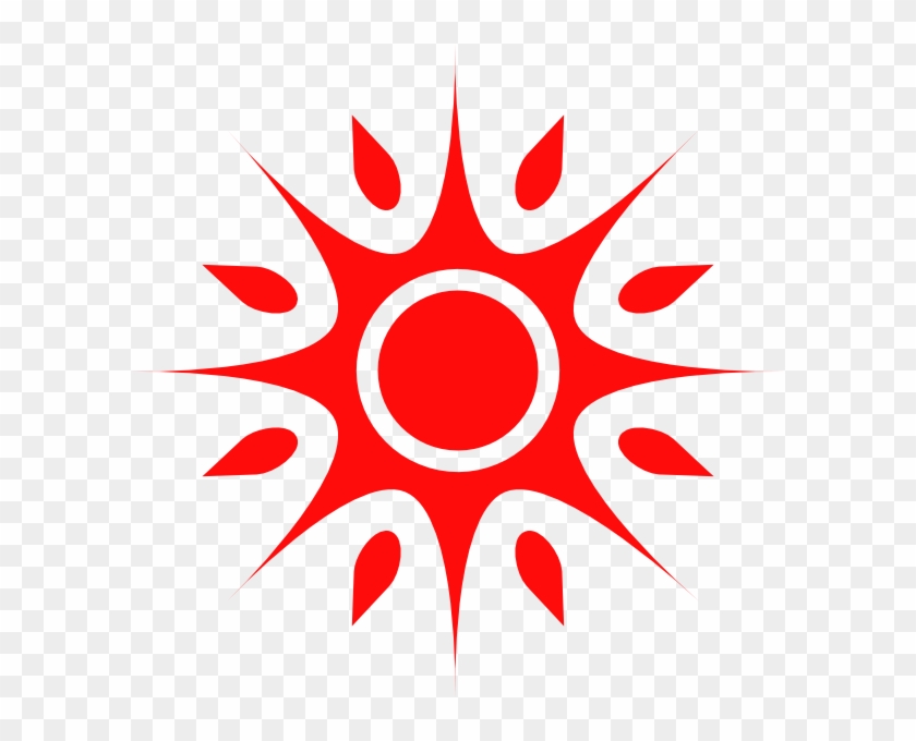 Red Sun Clip Art - Amar Te Duele - Png Download