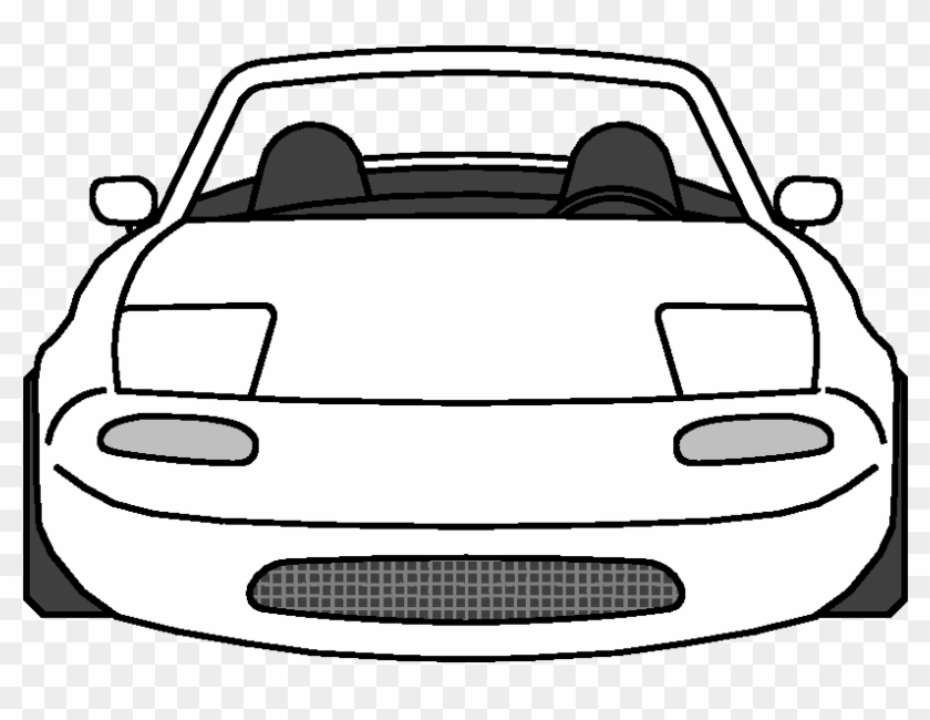 Miata Profile Icon - Race Car Clipart