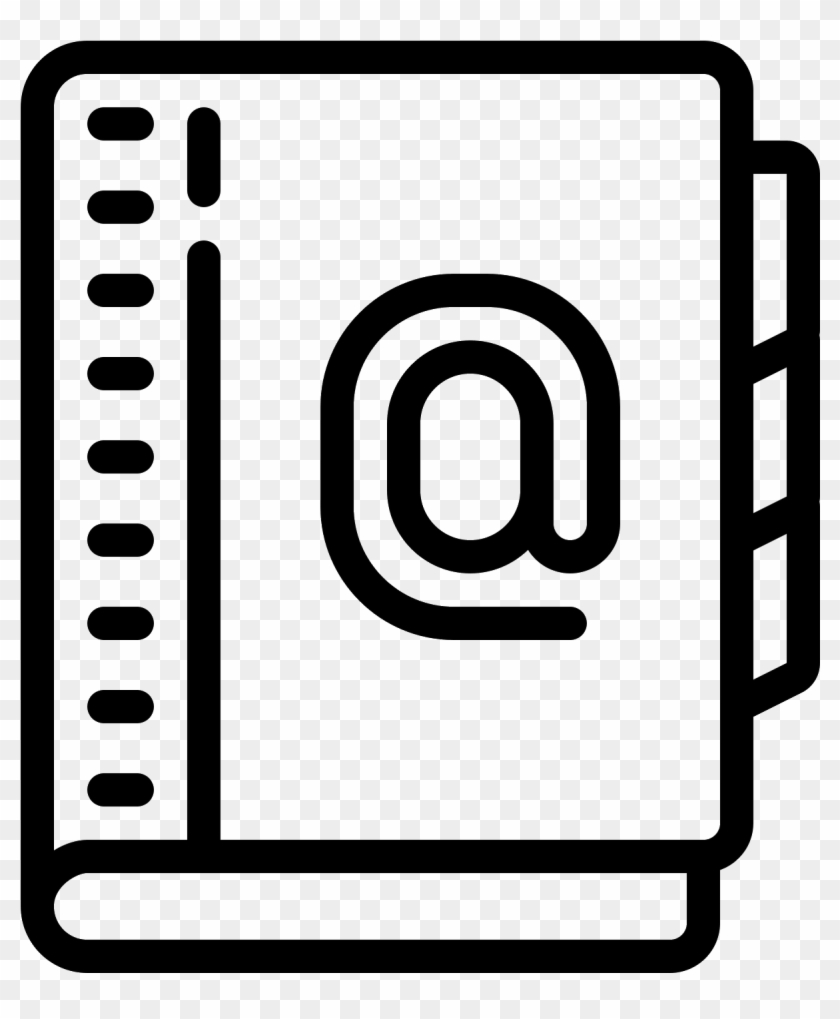 Address Icon Free - Dictionary Icon Png Clipart