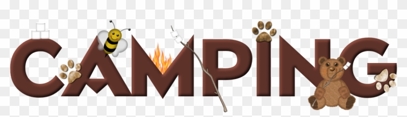 1200 X 300 1 - Word Art Camping Word Clipart #1700930