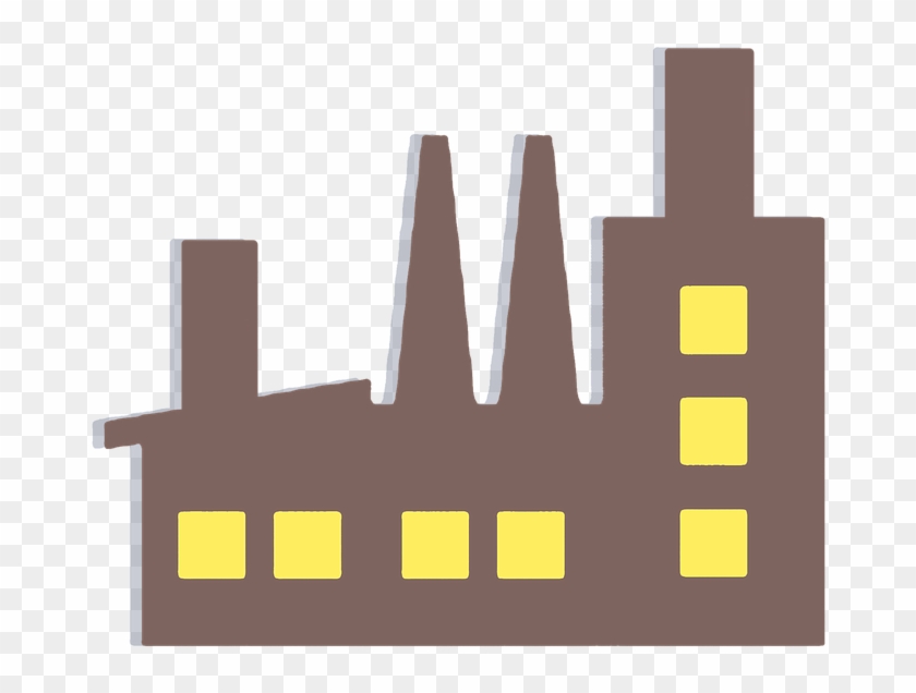 Factory Clipart Png - Vector Industry Png Icon Transparent Png #1700975